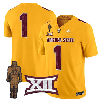 Personalized ASSD 2026 Pat Tillman Honoring Patch Vapor Limited Jersey V2 - Gold / #1 Team Stitched