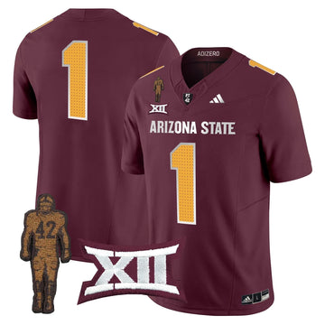 Personalized ASSD 2026 Pat Tillman Honoring Patch Vapor Limited Jersey V2 - Maroon / #1 Team Stitched