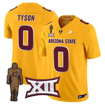 Personalized ASSD 2026 Pat Tillman Honoring Patch Vapor Limited Jersey V2 - Gold / Jordyn Tyson Stitched