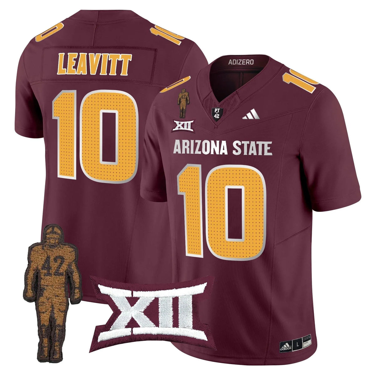 Personalized ASSD 2026 Pat Tillman Honoring Patch Vapor Limited Jersey V2 - Maroon / Sam Leavitt Stitched