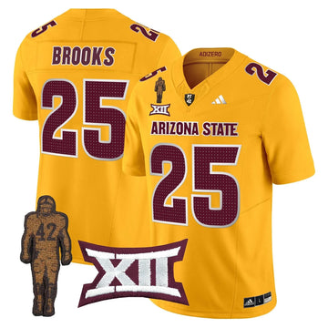 Personalized ASSD 2026 Pat Tillman Honoring Patch Vapor Limited Jersey V2 - Gold / DeCarlos Brooks Stitched