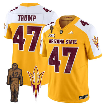 Personalized ASSD 2026 Pat Tillman Honoring Patch Vapor Limited Jersey V2 - Gold Alternate / Trump Stitched
