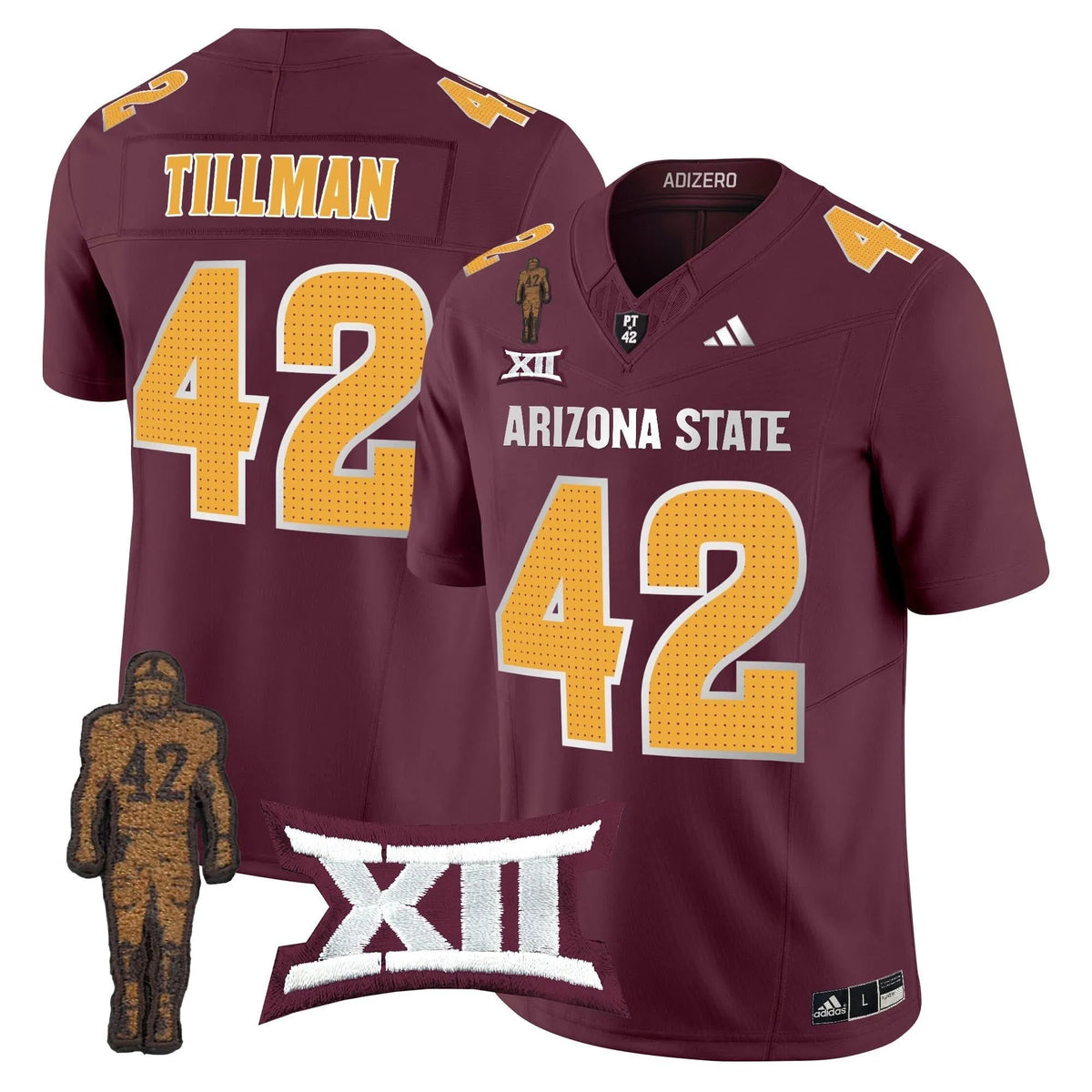 Personalized ASSD 2026 Pat Tillman Honoring Patch Vapor Limited Jersey V2 - Maroon / Pat Tillman Stitched