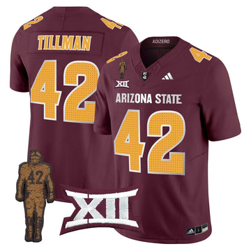 Personalized ASSD 2026 Pat Tillman Honoring Patch Vapor Limited Jersey V2 - Maroon / Pat Tillman Stitched