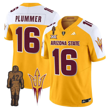 Personalized ASSD 2026 Pat Tillman Honoring Patch Vapor Limited Jersey V2 - Gold Alternate / Jake Plummer Stitched