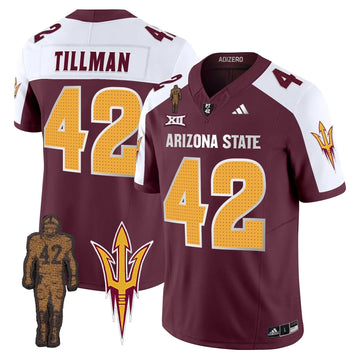 Personalized ASSD 2026 Pat Tillman Honoring Patch Vapor Limited Jersey V2 - Maroon Alternate / Pat Tillman Stitched