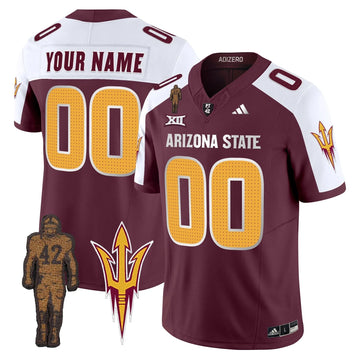 Personalized ASSD 2026 Pat Tillman Honoring Patch Vapor Limited Custom Jersey V2 - Maroon Alternate Stitched
