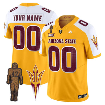 Personalized ASSD 2026 Pat Tillman Honoring Patch Vapor Limited Custom Jersey V2 - Gold Alternate Stitched