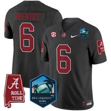 Personalized ACT 2026 ReliaQuest Bowl Patch Vapor Limited Jersey - Black / Kobe Prentice Stitched