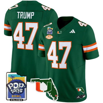 Personalized MH 2026 PopTarts Bowl Patch Vapor Limited Jersey - Green / Trump Stitched