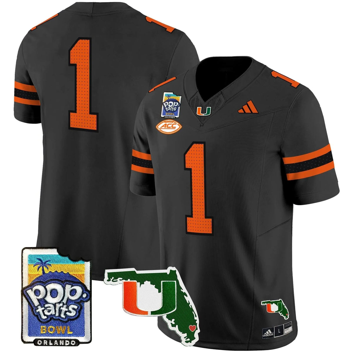 Personalized MH 2026 PopTarts Bowl Patch Vapor Limited Jersey - Black / #1 Team Stitched