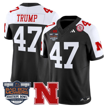 Personalized NC 2026 Pinstripe Bowl Patch Vapor Limited Jersey - Black Alternate / Trump Stitched