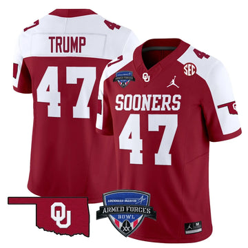Personalized OS 2026 Armed Forces Bowl Patch Vapor Limited Jersey - Alternate / Trump Stitched