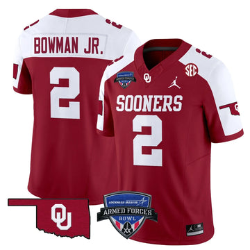 Personalized OS 2026 Armed Forces Bowl Patch Vapor Limited Jersey - Alternate / Billy Bowman Jr. Stitched