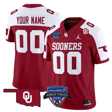 Personalized OS 2026 Armed Forces Bowl Patch Vapor Limited Custom Jersey - Alternate Stitched