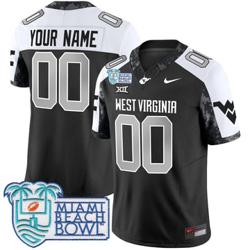 Personalized WVM 2026 Miami Beach Bowl Patch Vapor Limited Custom Jersey - Alternate Stitched