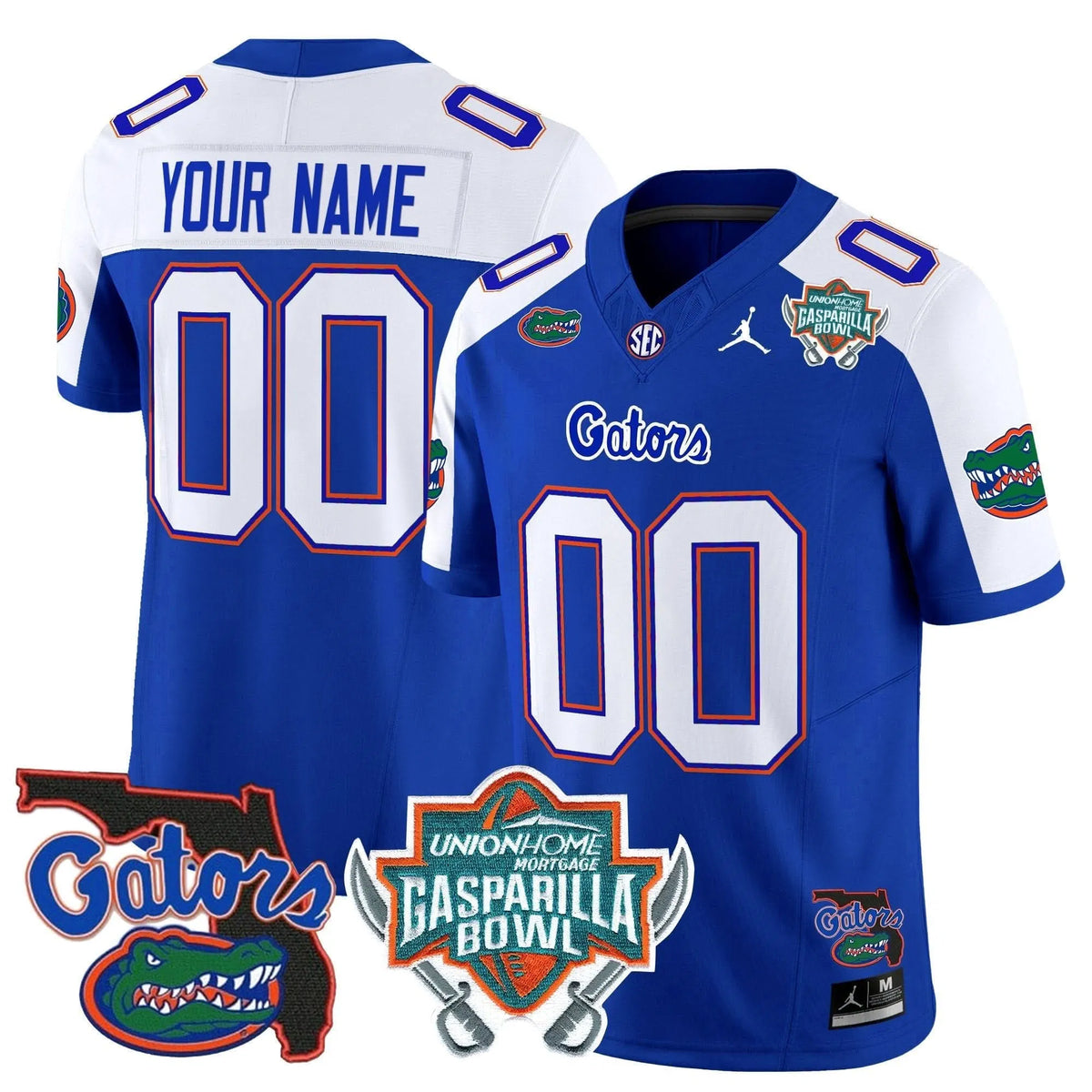 Personalized FG 2026 Gasparilla Bowl Patch Vapor Limited Custom Jersey - Royal Alternate Stitched
