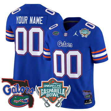 Personalized FG 2026 Gasparilla Bowl Patch Vapor Limited Custom Jersey - Royal Stitched