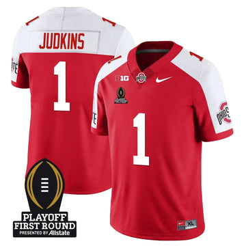 Personalized OSB Football - Playoff First Round Patch - Quinshon Judkins - 1 / Alternate Stitched