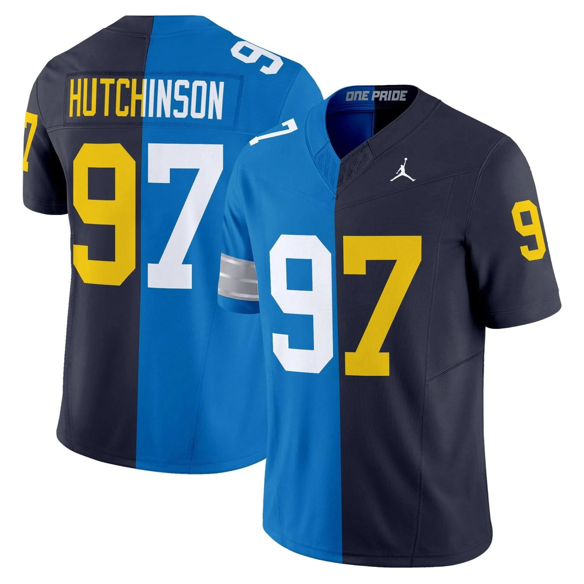 Personalized MW Split Vapor Limited Jersey - Aidan Hutchinson Stitched