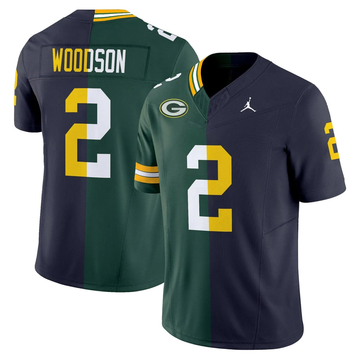 Personalized MW Split Vapor Limited Jersey - Charles Woodson Stitched