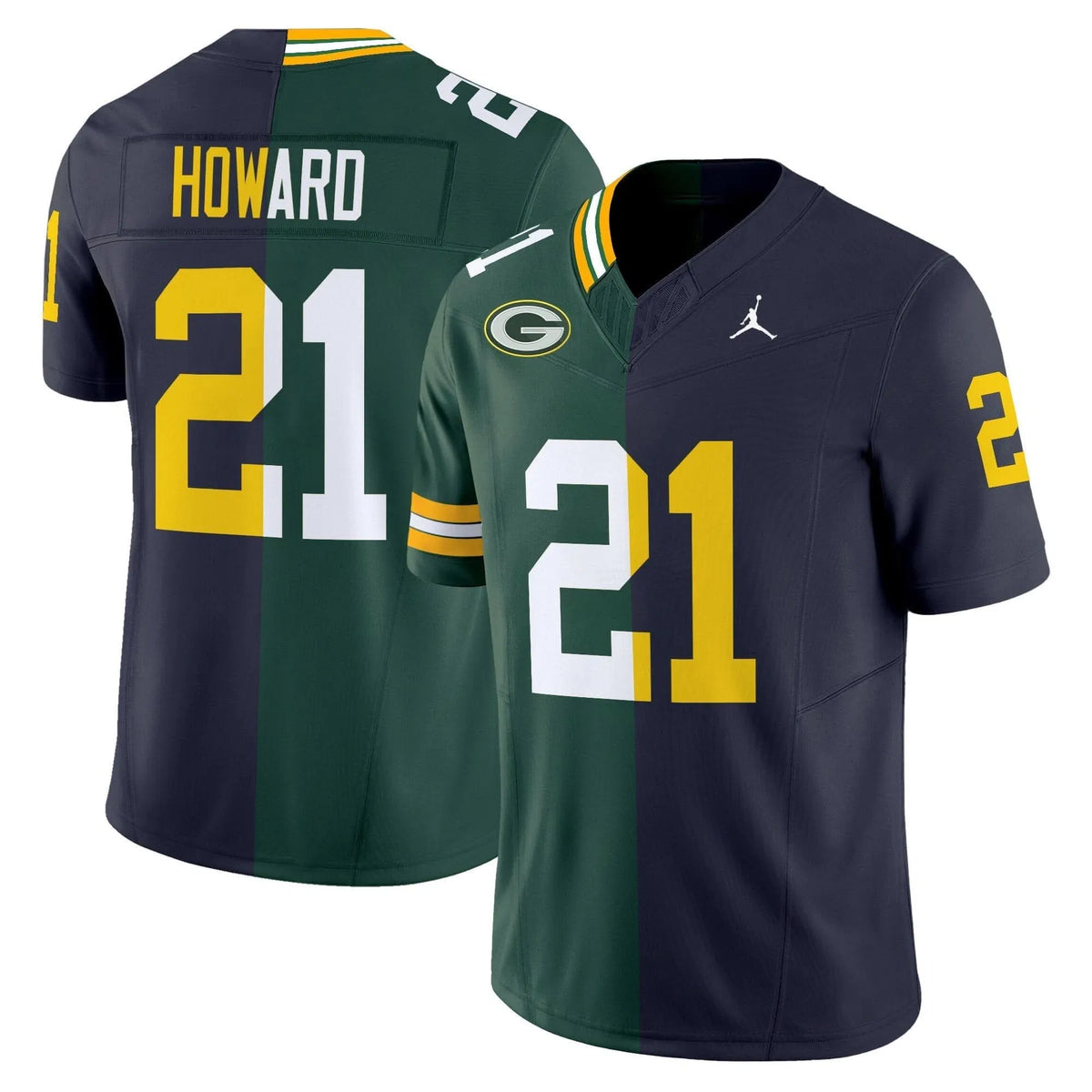 Personalized MW Split Vapor Limited Jersey - Desmond Howard Stitched