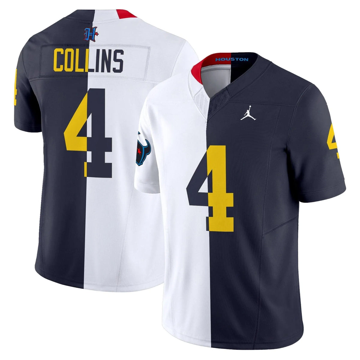 Personalized MW Split Vapor Limited Jersey - Nico Collins Stitched