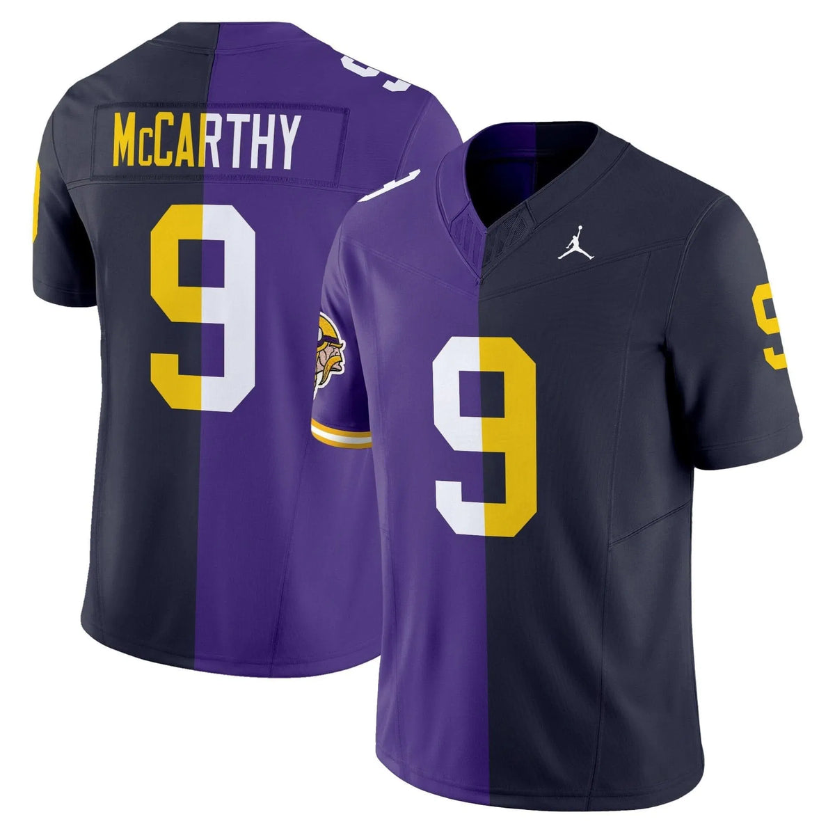 Personalized MW Split Vapor Limited Jersey - J.J. McCarthy Stitched