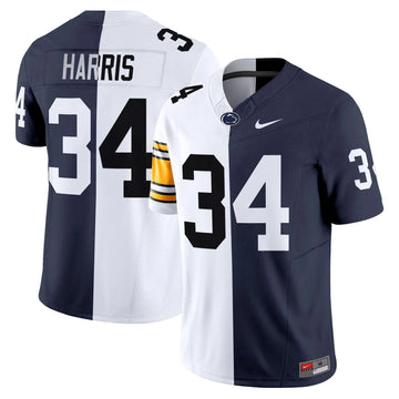 Personalized PSU Split Vapor Limited Jersey - Franco Harris Stitched