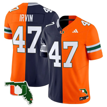 Personalized MH Split Vapor Limited Jersey - Michael Irvin Stitched