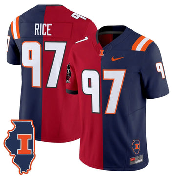 Personalized ILL Split Vapor Limited Jersey - Simeon Rice Stitched