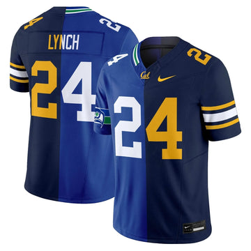 Personalized California Golden CHI Split Vapor Limited Jersey - Marshawn Lynch Stitched