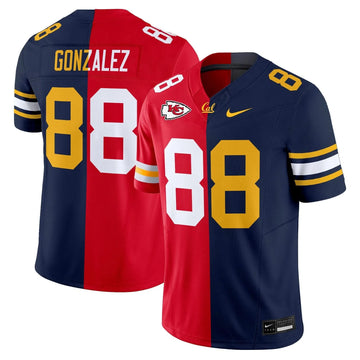 Personalized California Golden CHI Split Vapor Limited Jersey - Tony Gonzalez Stitched