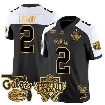 Personalized FG 2026 Gasparilla Bowl Patch Gold Vapor Limited Jersey - Alternate / DJ Lagway Stitched