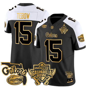 Personalized FG 2026 Gasparilla Bowl Patch Gold Vapor Limited Jersey - Alternate / Tim Tebow Stitched
