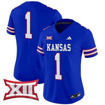 Personalized Women's KJ 2026 Vapor Limited Jersey V2 - Stitched - Royal / #1 Team Stitched