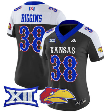 Personalized Women's KJ 2026 Vapor Limited Jersey V2 - Stitched - Black Alternate / John Riggins Stitched