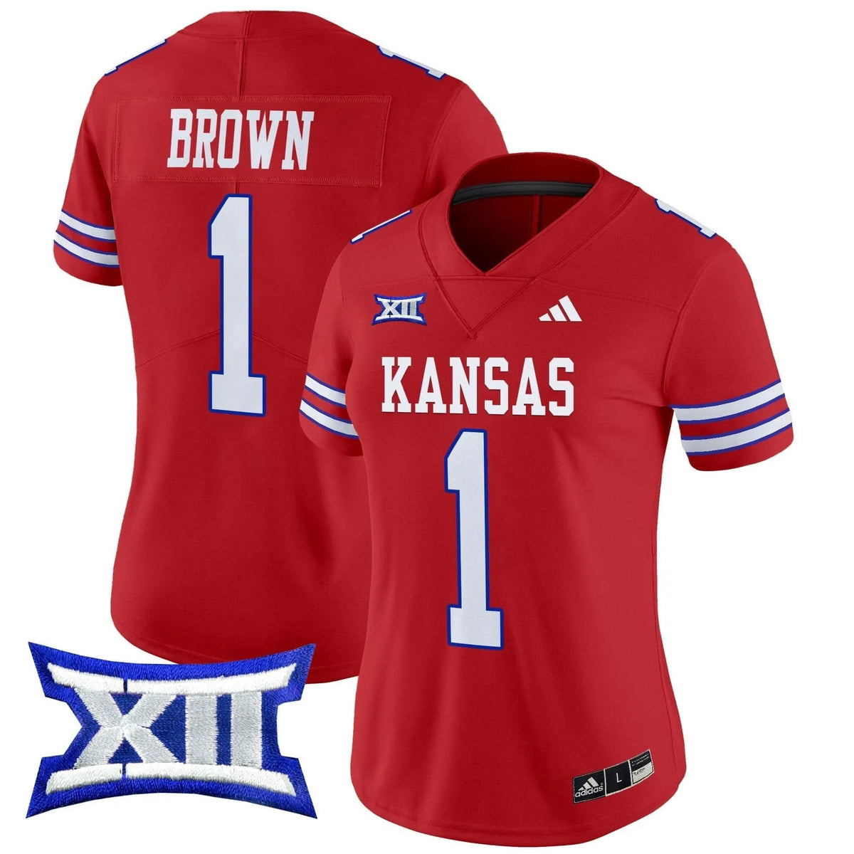 Personalized Women's KJ 2026 Vapor Limited Jersey V2 - Stitched - Red / JB Brown Stitched
