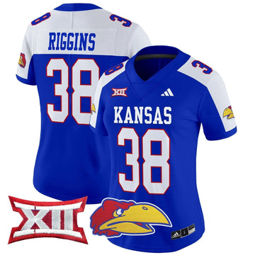Personalized Women's KJ 2026 Vapor Limited Jersey V2 - Stitched - Royal Alternate / John Riggins Stitched