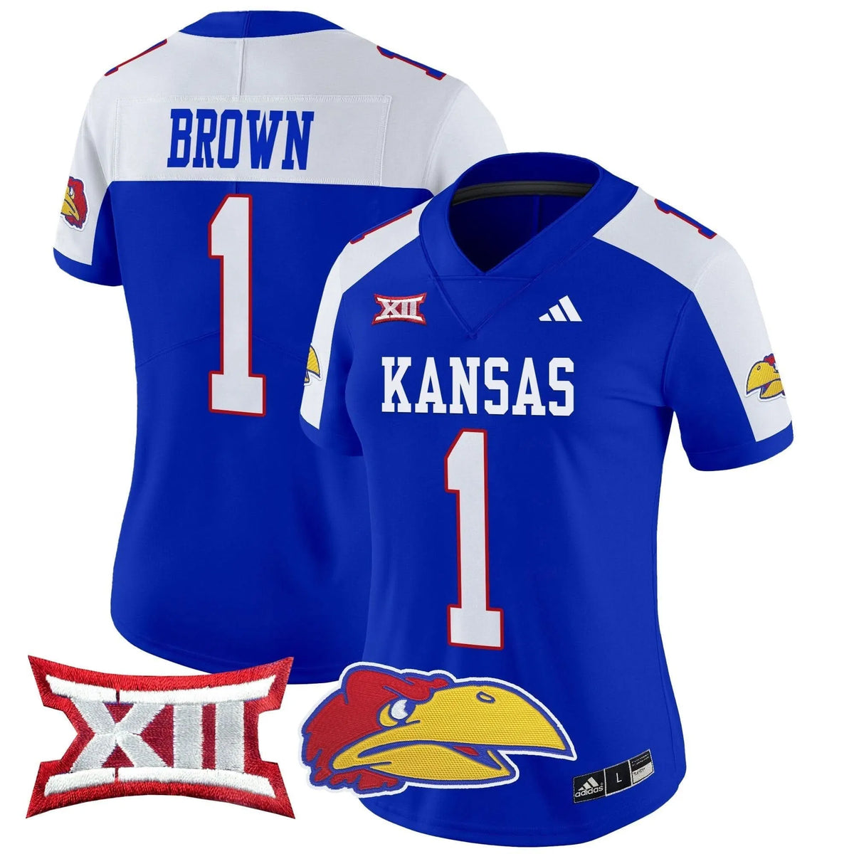 Personalized Women's KJ 2026 Vapor Limited Jersey V2 - Stitched - Royal Alternate / JB Brown Stitched