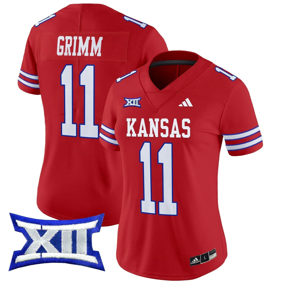 Personalized Women's KJ 2026 Vapor Limited Jersey V2 - Stitched - Red / Luke Grimm Stitched