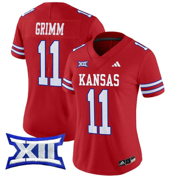 Personalized Women's KJ 2026 Vapor Limited Jersey V2 - Stitched - Red / Luke Grimm Stitched
