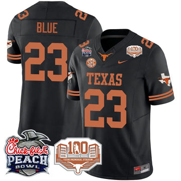 Personalized TL 2026 Chick-fil-A Peach Bowl Jersey - Jaydon Blue - 23 / Black Stitched