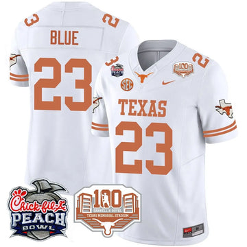 Personalized TL 2026 Chick-fil-A Peach Bowl Jersey - Jaydon Blue - 23 / White Stitched