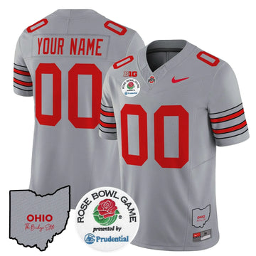 Personalized OSB 'Heritage Stripe' Rose Bowl Vapor Limited Custom Jersey - Gray Stitched