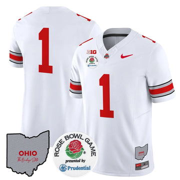 Personalized OSB Rose Bowl Vapor Limited Jersey V2 - White / #1 Team Stitched