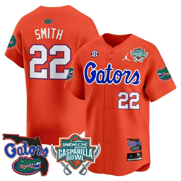 Personalized FG 2026 Gasparilla Bowl Patch Vapor Premier Limited Jersey - Orange / Emmitt Smith Stitched
