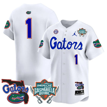 Personalized FG 2026 Gasparilla Bowl Patch Vapor Premier Limited Jersey - White / #1 Team Stitched