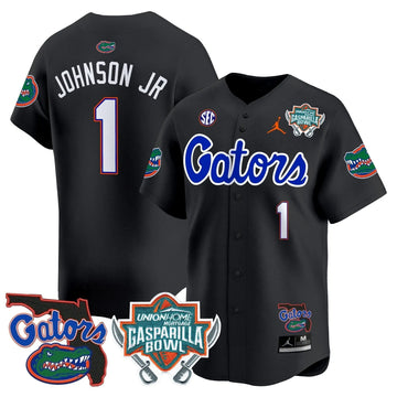 Personalized FG 2026 Gasparilla Bowl Patch Vapor Premier Limited Jersey - Black / Montrell Johnson Jr. Stitched