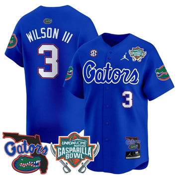 Personalized FG 2026 Gasparilla Bowl Patch Vapor Premier Limited Jersey - Royal / Eugene Wilson III Stitched